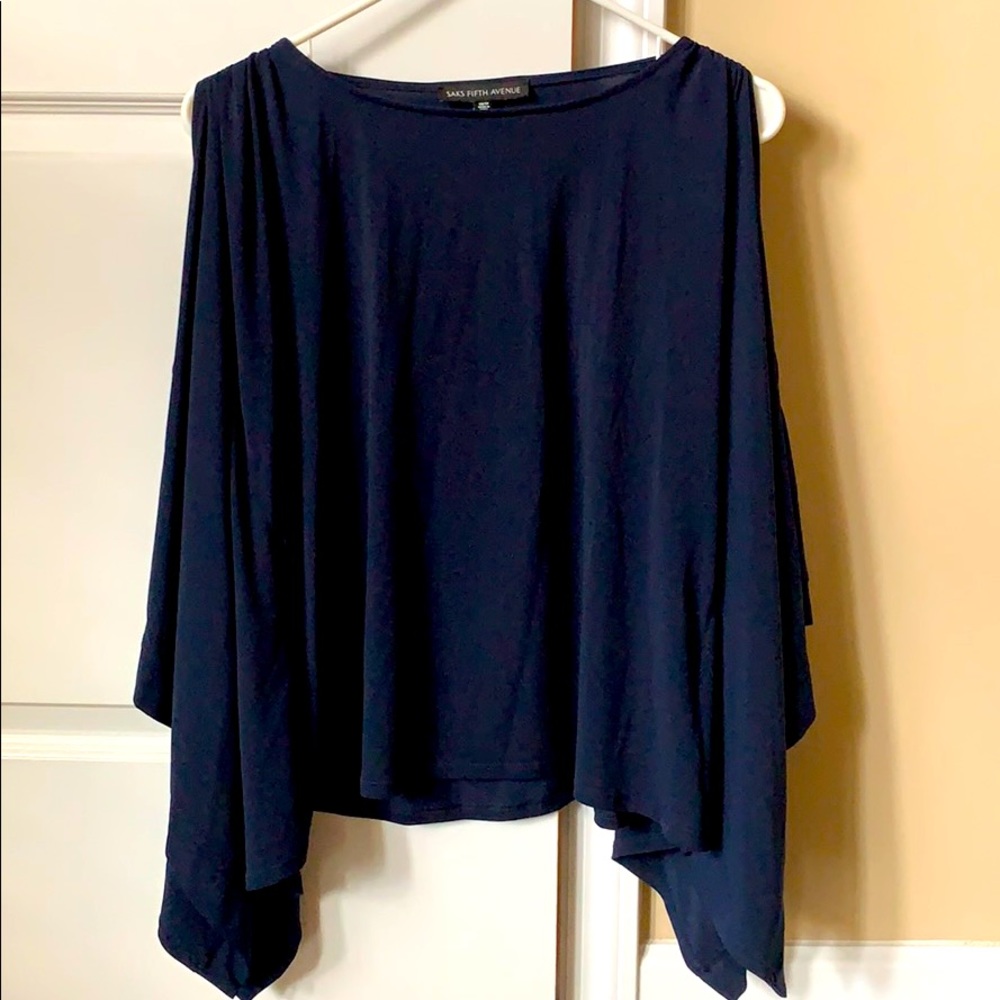 Saks Fifth Avenue NWT Cold Shoulder top